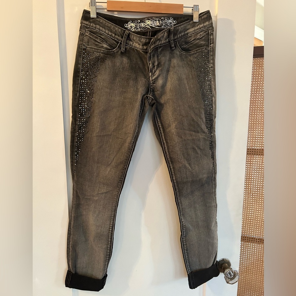 Express bedazzled jeans